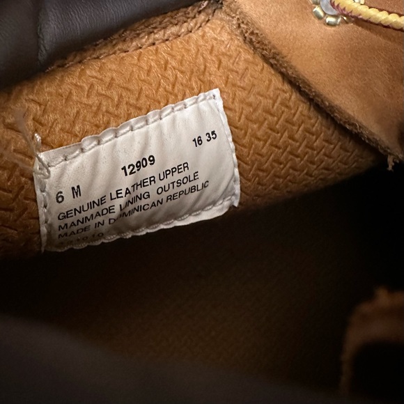 Timberlands combat boots size 6M/8W - Picture 5 of 5